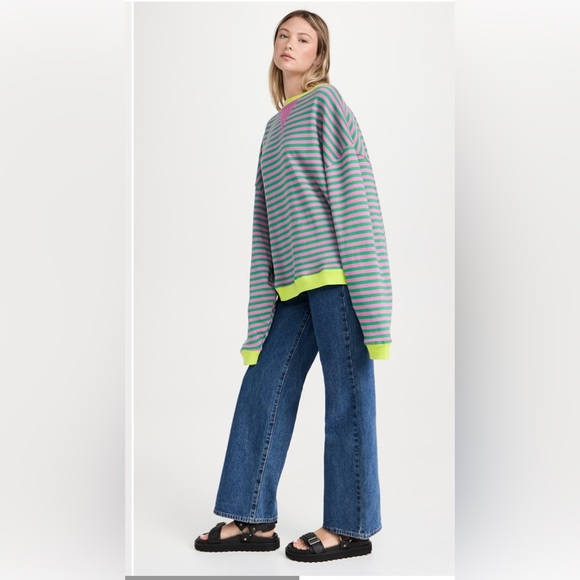 We the free striped sweater new without tags
